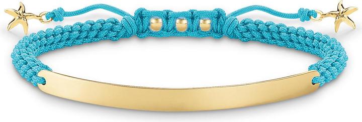 Image du produit Thomas Sabo Bracelet bleu étoile de mer (19 cm, Matières plastiques, Argent)