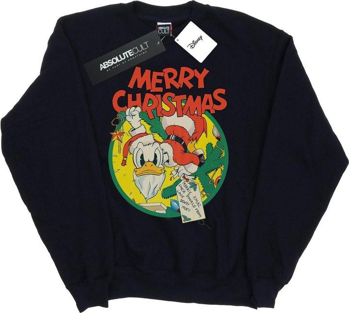 Produktbild Disney Donald Duck Merry Christmas Sweatshirt Mädchen (140, 146)