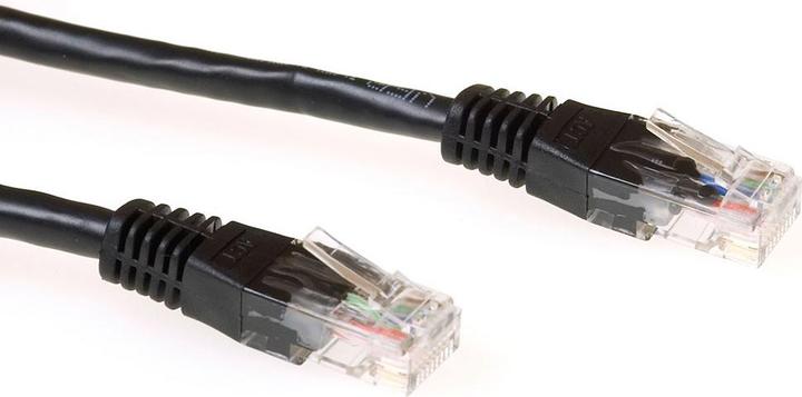 Image du produit IB8952 Câble réseau 0,25 m Cat6 U/UTP (UTP) Noir (U/UTP, CAT6, 0.25 m)