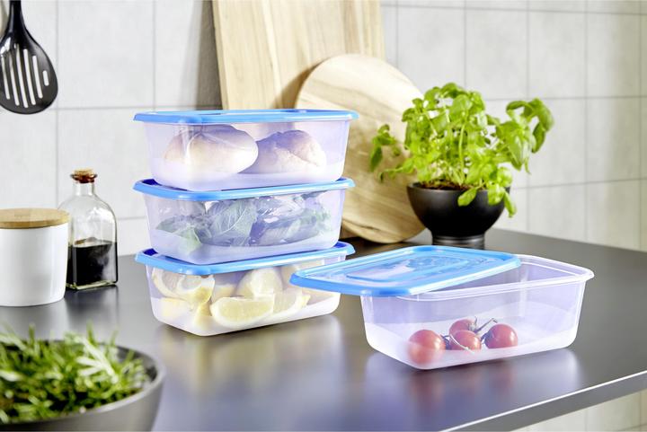 Actual product image HomeZone Food storage jar set of 4 (1.45 l)