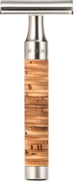 Immagine prodotto Mühle Pialla a rasoio Rocca, bordo chiuso in schiuma, acciaio inox/ corteccia di betulla