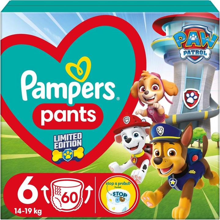 Immagine prodotto Pampers Active Baby (Dimensione 6, Pacco trasportabile, 60 Pezzo/i)