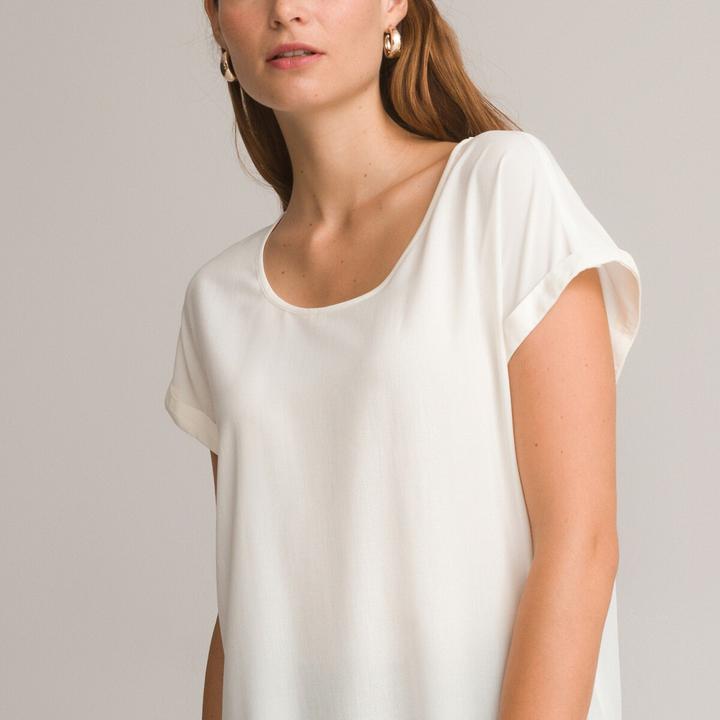 Actual product image Anne Weyburn Tunic shirt with round neckline (46)