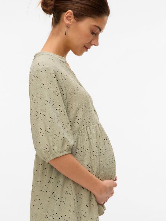 Immagine prodotto Mamalicious Normal geschnitten Mandarin Kragen Top Bluse (XL)