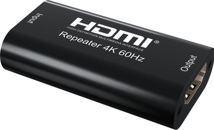 Actual product image Techly HDMI 2.0 4K Repeater YUV 4:4:4