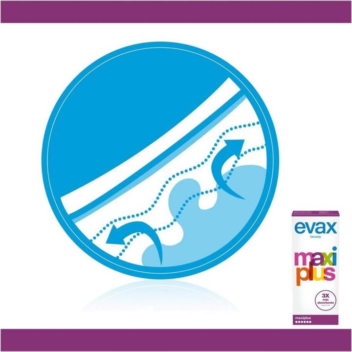 Actual product image Evax Salvaslip maxi plus box 30 units (30 x, Sanitary pads)