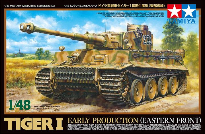 Produktbild Tamiya 1/48 German Tiger I Early Prod. (Eastern Front)