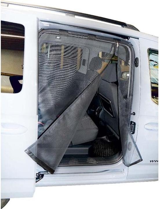 Actual product image VanQuito Mosquito net with sliding doors, left