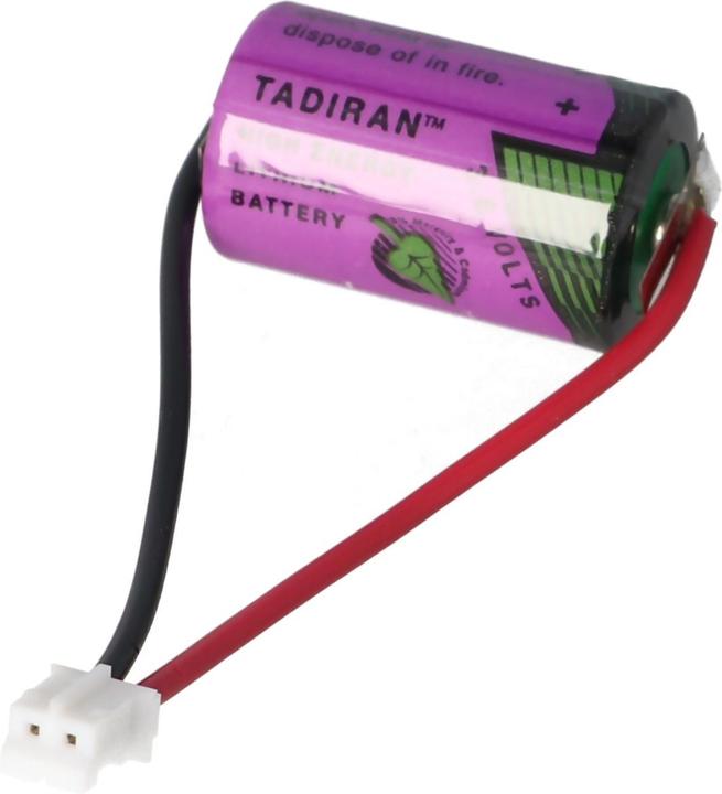 Actual product image AccuCell Battery Testo data logger 175-T3, 175-H1, 175-H2, 175-S1, 175-S2 Battery, 1/2AA (1 pcs., 1/2 AA, 1100 mAh)