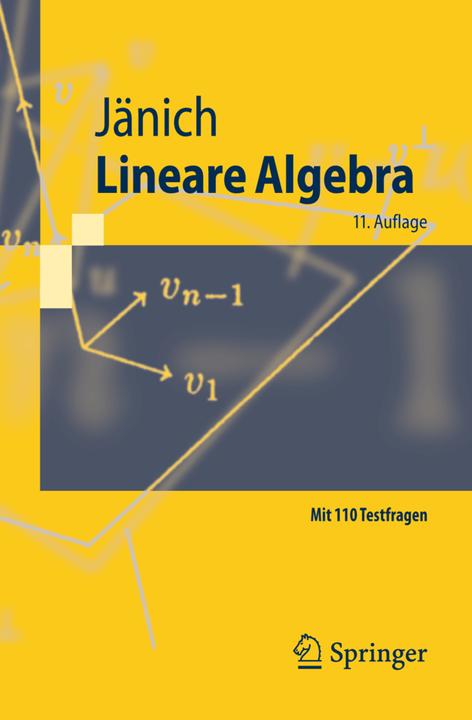 Immagine prodotto Lineare Algebra (Tedesco, Klaus Jänich, 2008)