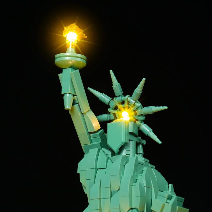 Image du produit BrickBling Kit d'éclairage LED pour LEGO Statue de la Liberté (21042)