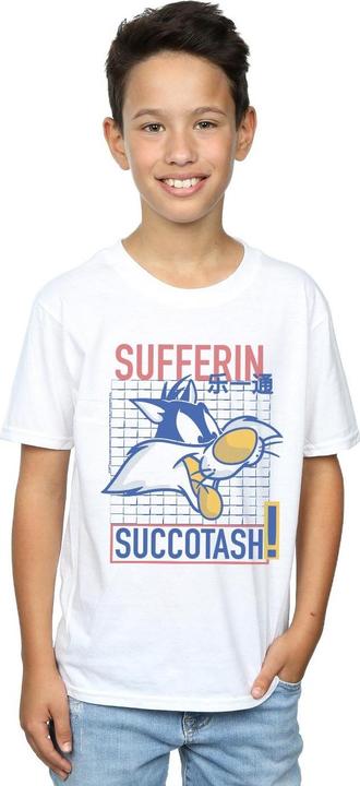 Actual product image Looney Tunes Boys Sylvester Sufferin Succotash T-Shirt (128)