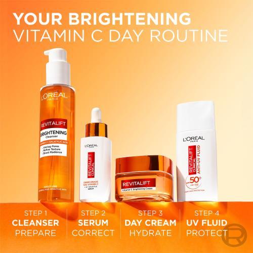 Image du produit L'Oréal Paris Revitalift Crème Éclaircissante à la Vitamine C (50 ml, Crème de jour)