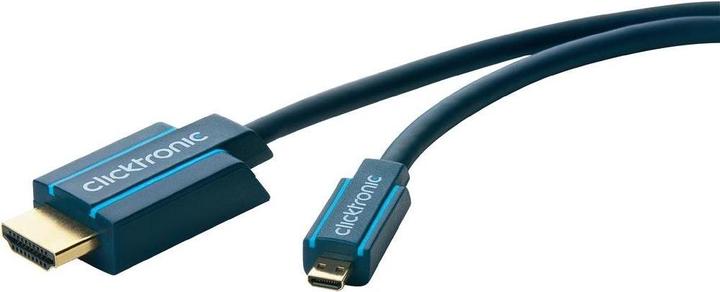 Productafbeelding clicktronic micro HDMI (Type D) - HDMI (Type A) (2 m, HDMI)