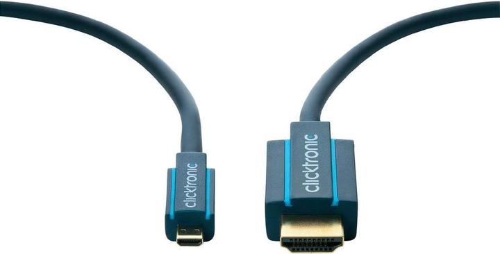 Productafbeelding clicktronic micro HDMI (Type D) - HDMI (Type A) (2 m, HDMI)
