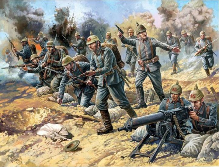 Immagine prodotto Set di figure 1:72 della prima guerra mondiale Fanteria tedesca