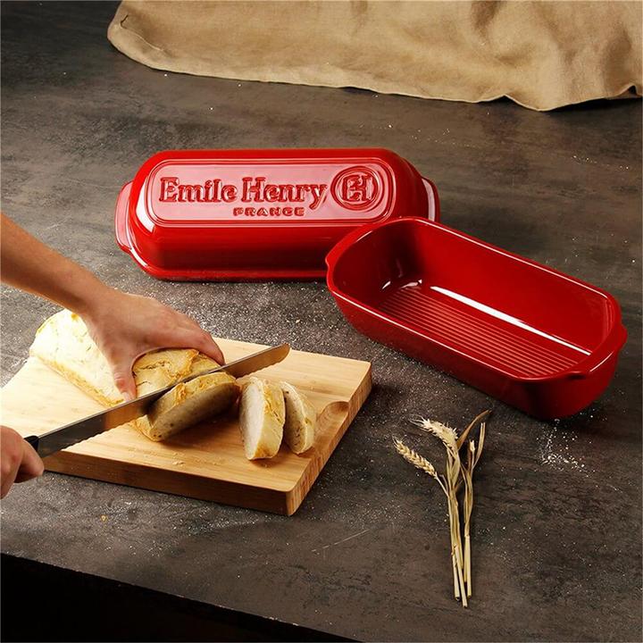 Produktbild Emile Henry EH345503 Italienisches Brot Leib Bäcker, Keramik, Burgund
