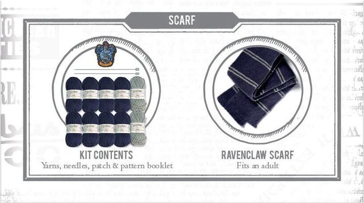 Produktbild Harry Potter - Ravenclaw Strick Set Schal