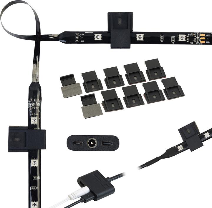 Actual product image Luminea TV-Hintergrundbeleuchtung mit Kamera (3.80 m)