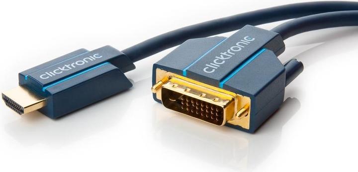 Produktbild clicktronic HDMI (Typ A) — DVI (2 m, HDMI, DVI)