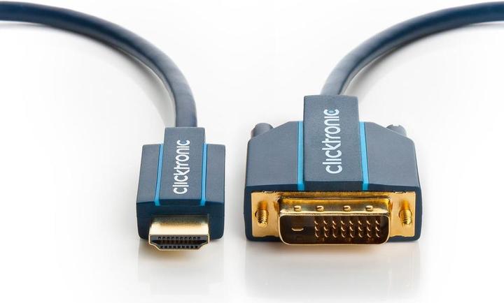 Produktbild clicktronic HDMI (Typ A) — DVI (2 m, HDMI, DVI)