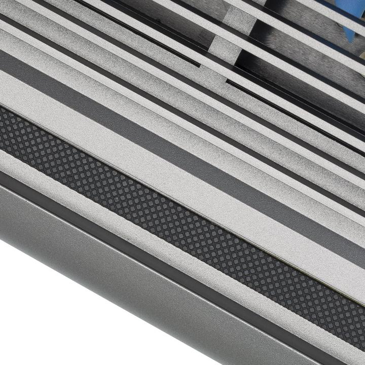 Actual product image Rivacase 5555 silver laptop cooling pad up to 15.6