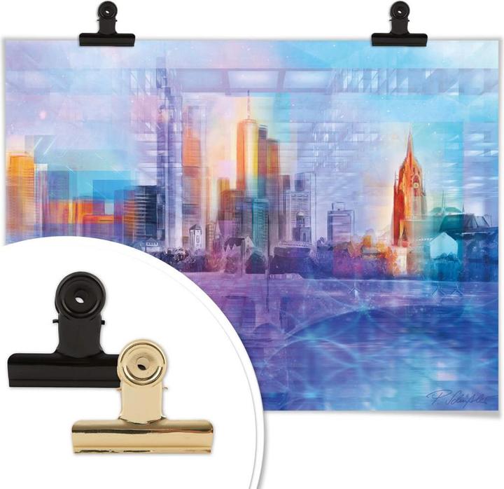 Produktbild Trenddeko Frankfurt am Main farbig (100 x 80 cm)