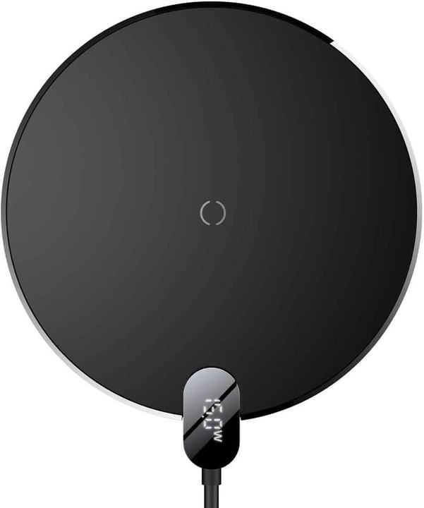 Baseus Digital LED Display Wireless Charger 15W (15 W)