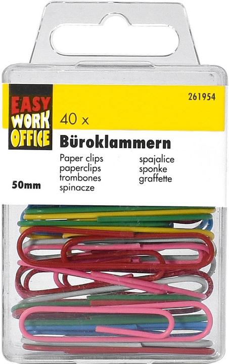 Image du produit Easy Work Trombones couleur 40 pcs (12 x)