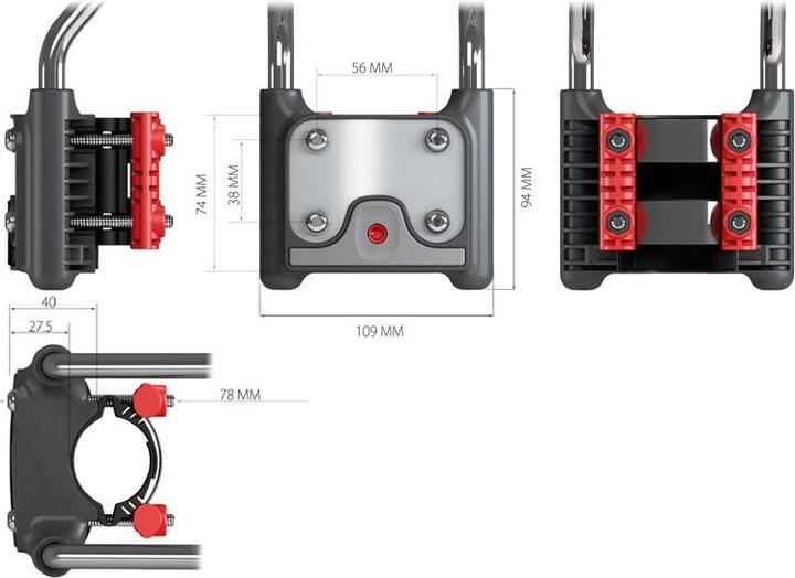 Immagine prodotto OK Baby Zusatzhalterung zu Sirius/Ergon/10+/Body Guard