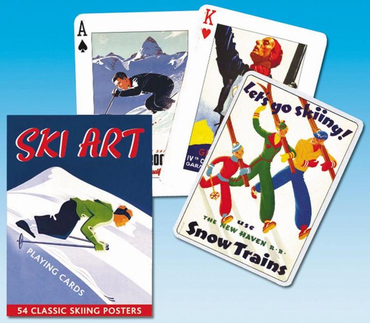 Produktbild Piatnik Poker, Ski Art (Skiing Posters) (Englisch)