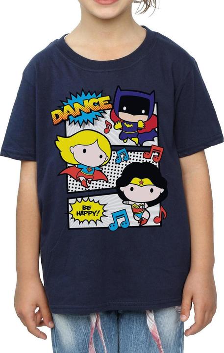 Immagine prodotto Chibi Super Friends Dance Maglietta Ragazze (140, 146)