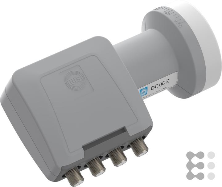 WISI OC 06E Feeding system Quad 40mm light gray (Quad LNB, 40mm)