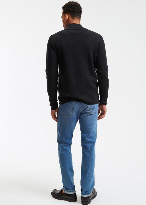 Image du produit La Redoute Collections Cardigan zippé Signature en laine mérinos (S)