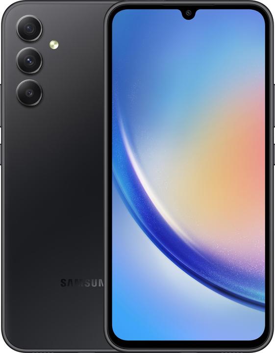 Actual product image Samsung Galaxy A34 5G (256 GB, Awesome Graphite, 6.60", Hybrid Dual SIM, 48 Mpx, 5G)