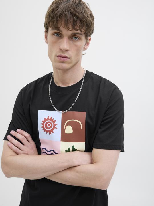 Produktbild Jack & Jones Gedruckt Rundhalsausschnitt T-shirt T-shirt (XXL)