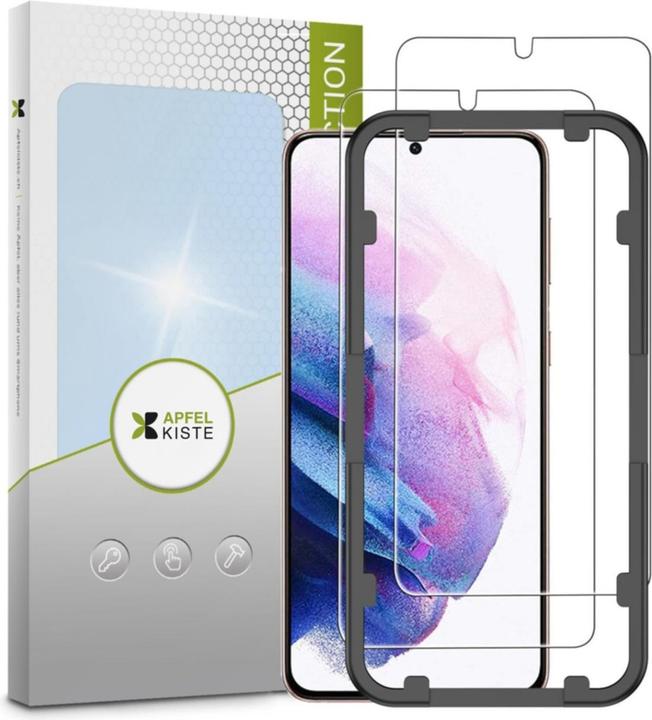 Produktbild Apfelkiste - Panzer Glas Displayschutzfolie mit Montagerahmen (2er Set) (2 Stück, Samsung Galaxy S20 FE, Samsung Galaxy S20 FE 5G)