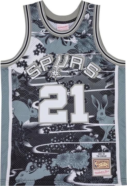 Produktbild Mitchell & Ness Swingman Mesh Jersey San Antonio Spurs ASIAN Tim Duncan - M (M)