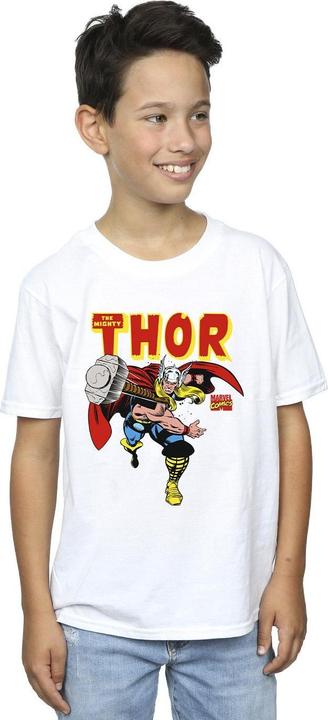 Actual product image Marvel Boys Thor Hammer Throw T-Shirt (128)