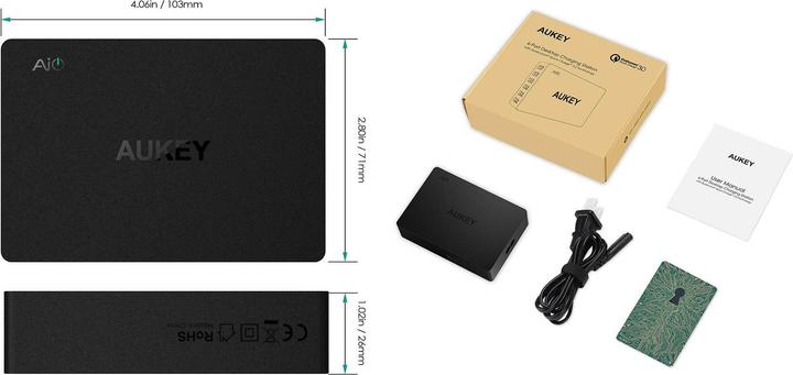 Actual product image Aukey Titan PA-T11 (60 W)