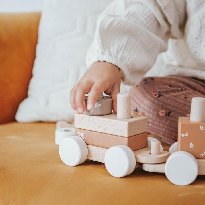 Produktbild Label Label Eisenbahn aus Holz – Nougat
