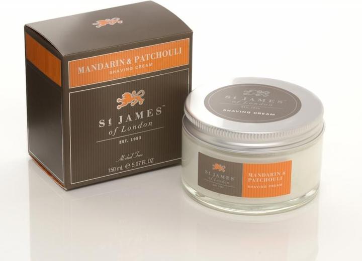 St. James of London Rasiercreme Mandarin & Patchouli (150 ml, Rasiercreme)
