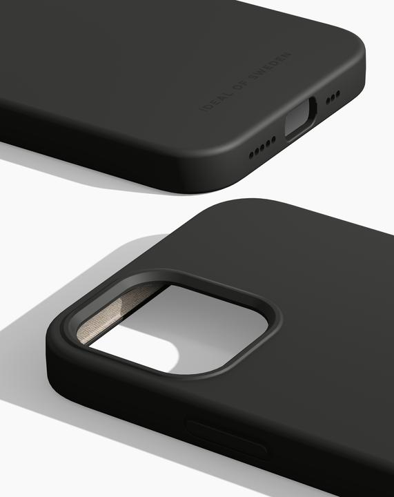 Actual product image iDeal Of Sweden Designer Silicone Cover black (Apple iPhone 12, Realme 12 Pro+)