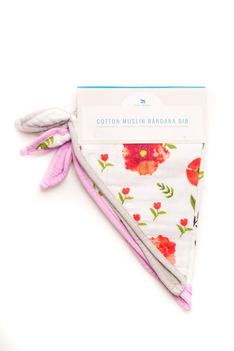Actual product image little unicorn bandana bib (3 months)