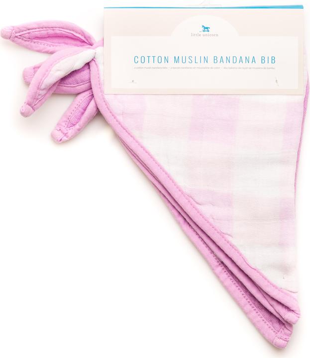 Image du produit little unicorn bavoir en bandana (3 mois)