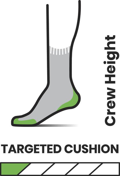 Produktbild Smartwool Hike Targeted Cushion Eagle Crew Socks (38 - 41)