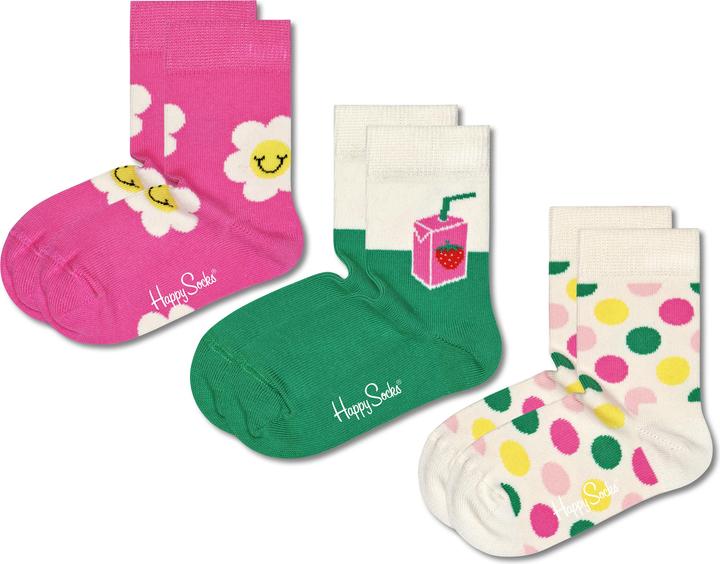 Image du produit Happy Socks Smiley Daisy (Lot de 3, 24 - 26)