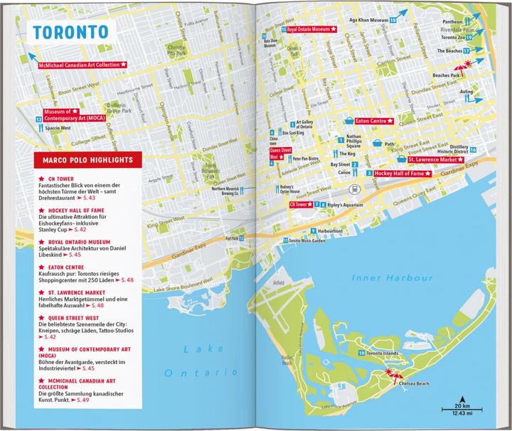 Produktbild Reiseführer Kanada Ost, Montreal, Toronto, Québec (Deutsch, Karl Teuschl, 2023)