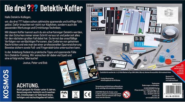 Actual product image Kosmos The three??? detective case