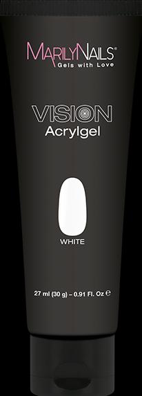 Actual product image Marily Nails Vision Acrylic Gel - White (Nail varnish dryer, White)